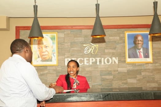24 hour reception 